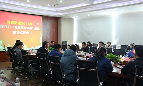 河套街道召開安全生產(chǎn)“雙重預(yù)防體系”創(chuàng)建現(xiàn)場點評會議